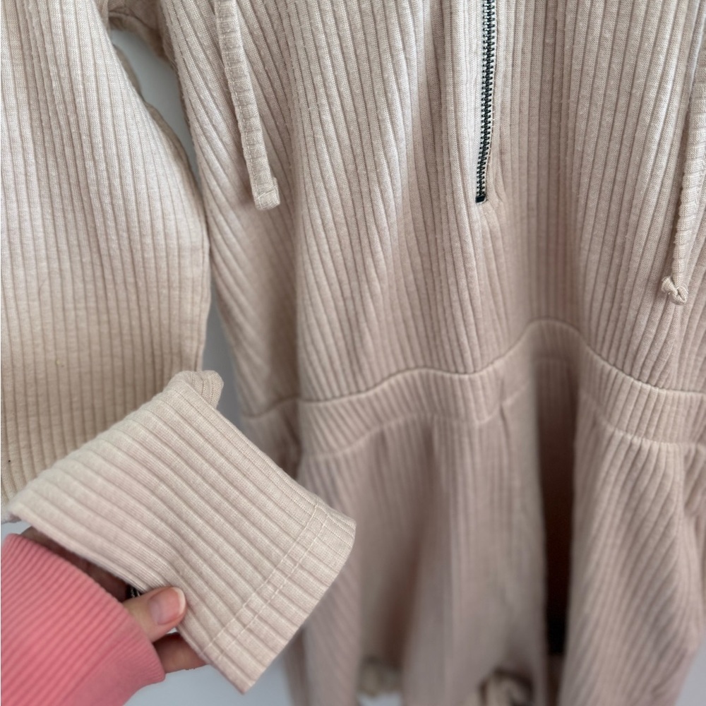 Missguided Ribbed Hooded Romper Size 4 - Picture 2 of 5